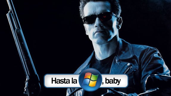 Frase de Terminator 2: Hasta la Microsoft Vista, Baby