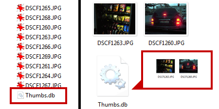 thumbs.db fichero archivo