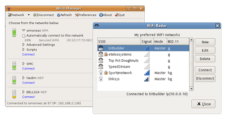 wicd networkmanager wifi-radar