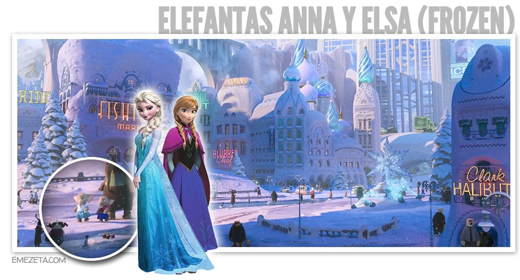 Elefantas Anna y Elsa (Frozen)