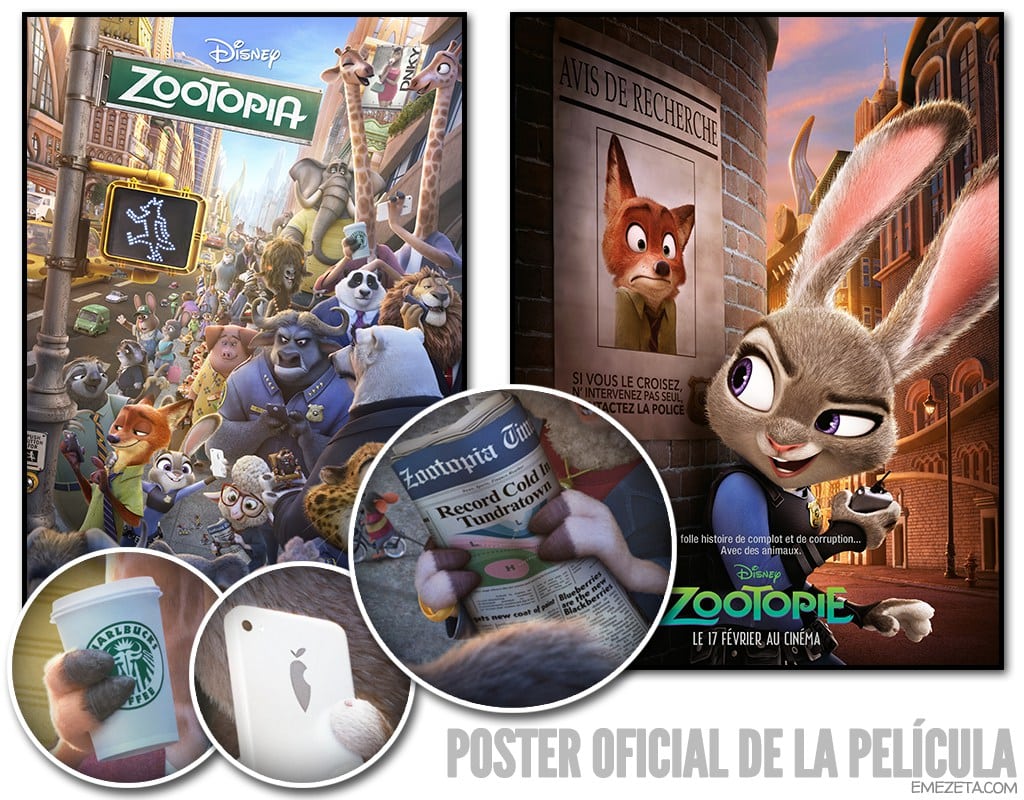 Poster oficial de Zootopía